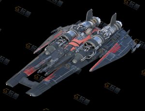 超级战斗飞机Blender模型