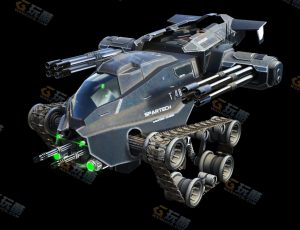 超级机器人坦克Blender模型