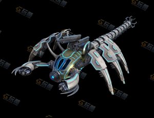 机械装甲蝎子战斗驾驶具Blender模型