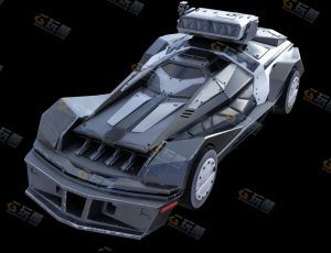 科技机车Blender模型