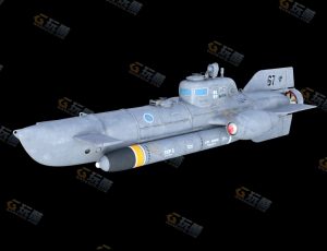 潜水艇Blender模型