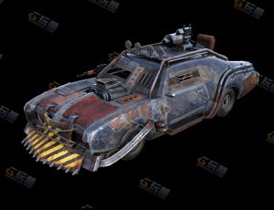 赛博战车Blender模型