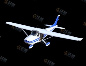 私人飞机Blender模型