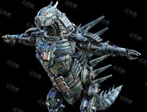 机械哥斯拉Blender模型