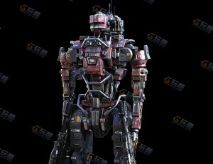 机械士兵Blender模型
