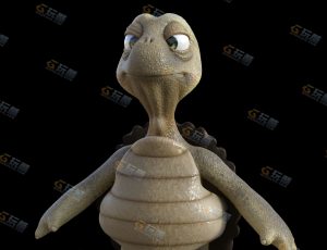 卡通乌龟Blender模型