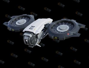 科技侦测机器人Blender模型