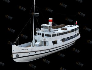 小游轮Blender模型