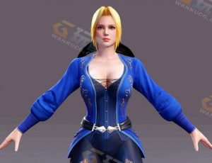 海伦娜道格拉斯Blender模型