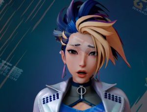 KDA阿卡丽Blender模型