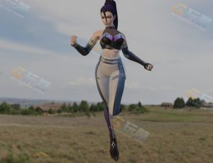 KDA卡纱Blender模型