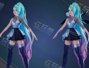 KDA塞拉芬Blender模型