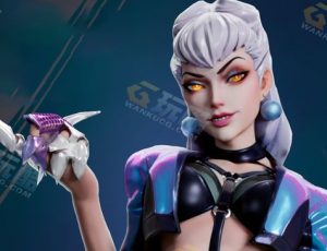 KDA伊芙琳Blender模型