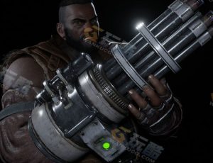 巴雷特华莱士Blender模型