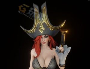 财富小姐Blender模型