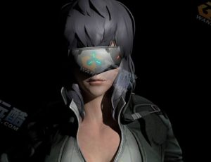 草薙素子Blender模型