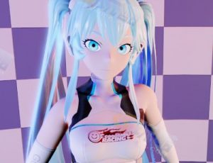 初音未来赛车制服装Blender模型
