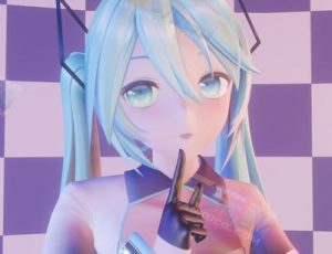 初音未来十周年装扮Blender模型