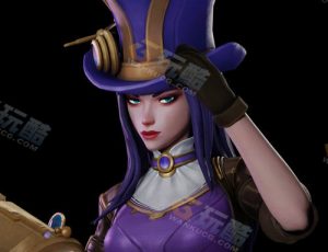 凯特琳Blender模型