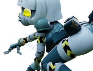 女黄蜂机器人Blender模型