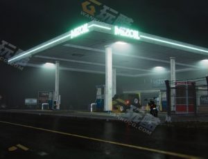 加油站Blender工程源文件