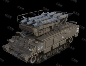 导弹发射机Blender模型