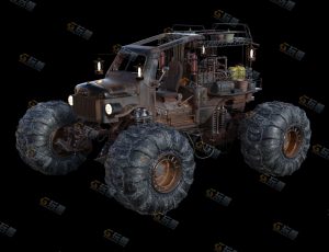 荒地霸道者Blender模型