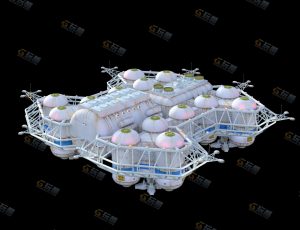 能源舱Blender模型