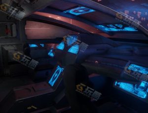 驾驶舱内部Blender工程源文件