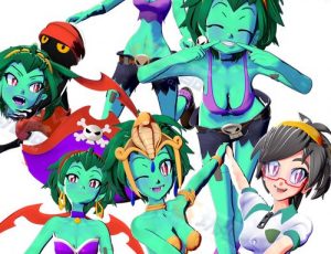 桑塔僵尸娘Blender模型