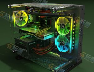 ITX电脑主机箱Blender工程源文件