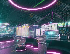 赛博朋克舞厅Blender工程源文件