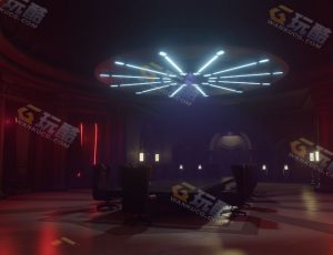 科技会议室Blender工程源文件