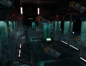 生物科幻实验室Blender工程源文件