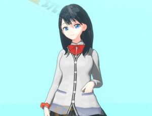 日本女高中生Blender模型