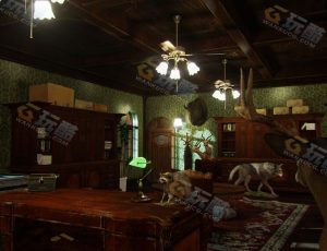 古董收藏室Blender工程源文件