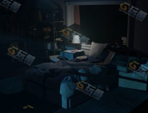 个人公寓套房Blender工程源文件