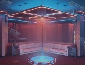 舞厅俱乐部Blender工程源文件