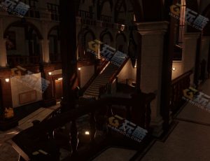 现代教堂Blender工程源文件