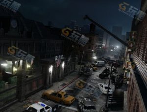 末日废墟街道Blender工程源文件