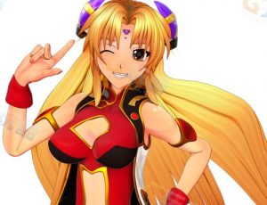 国风卡通少女Blender模型