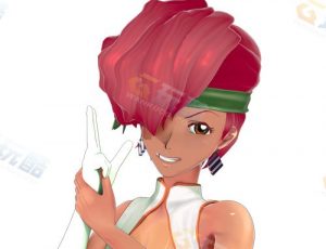 异地风美女Blender模型