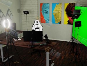 直播房间Blender工程源文件