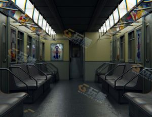 地铁内部Blender工程源文件