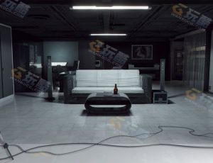 暗室客厅Blender工程源文件