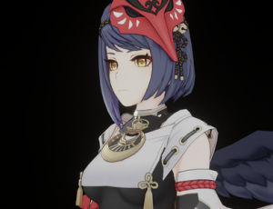 九条娑罗Blender模型