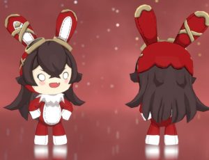 安柏Q版Blender模型