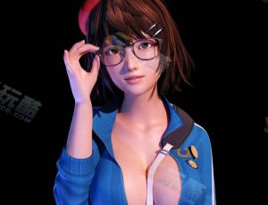 死或生学生Blender模型