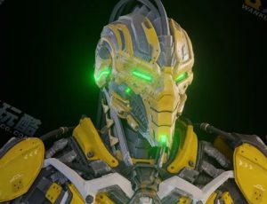 Cyrax超级机器人Blender模型