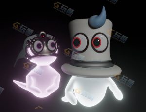 卡通幽灵Blender模型